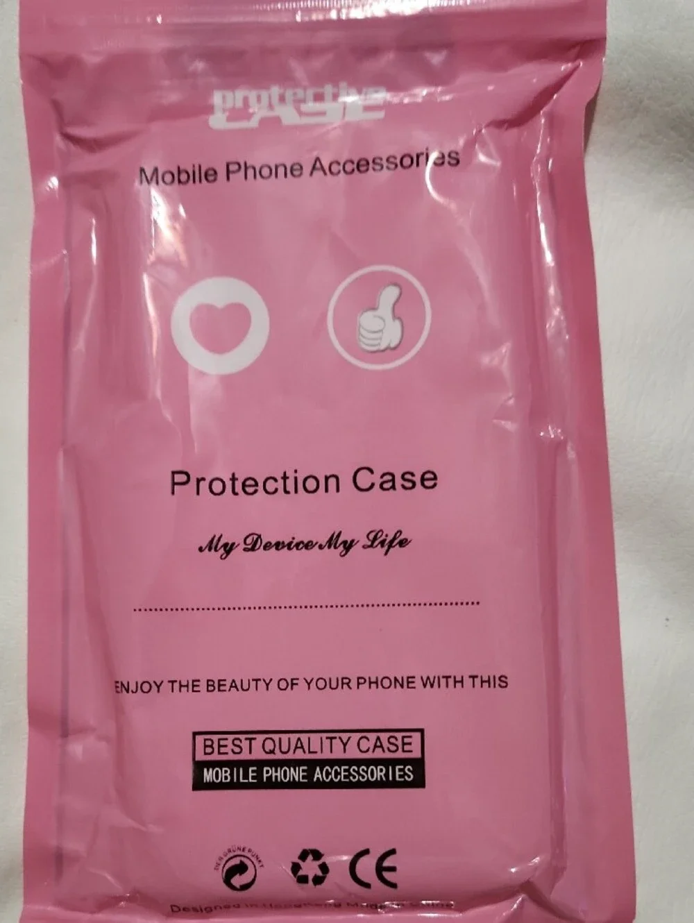 iPhone 15 Pink Sakura Protective Case by